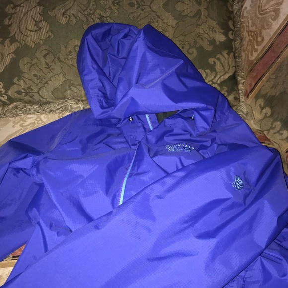 Mountain Hardwear Jackets \u0026 Coats | Womens Large Mountain Hardwear Rain Jacket | Color: Blue/Purple | Size: L | Lspowell's Closet